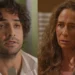 Artur (Túlio Starling) e Zefa Leonel (Andrea Beltrão) em No Rancho Fundo (Foto: Reprodução/TV Globo)