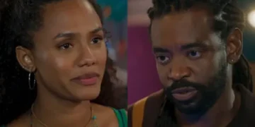 Madá e Jão se beijam