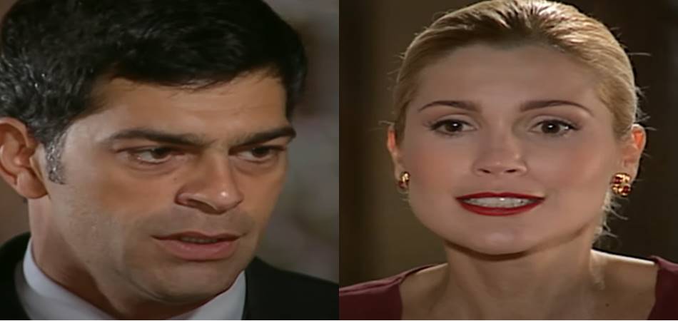 Rafael e Cristina em Alma Gêmea. (Foto: reprodução/Globo)