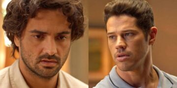 Artur e Marcelo em No Rancho Fundo. (Foto: reprodução/Globo)
