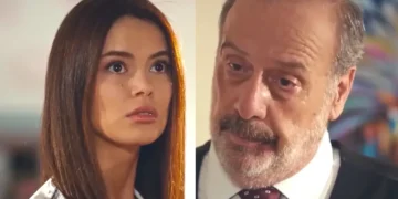 Sirin (à esquerda) e Suat (à direita) em Força de Mulher.