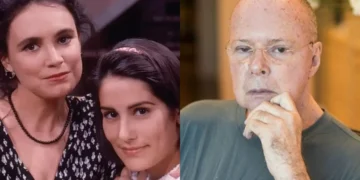 Regina Duarte (Raquel) e Gloria Pires (Maria de Fátima) em Vale Tudo; autor Gilberto Braga morreu deprimido (Foto: Divulgação/TV Globo/Montagem)