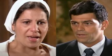 Zulmira e Rafael em Alma Gêmea. (Foto: reprodução/Globo)