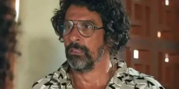 Osmar (Milhem Cortaz) assustado