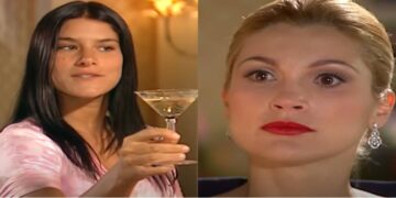 Serena e Cristina em Alma Gêmea. (Foto: reprodução/Globo)