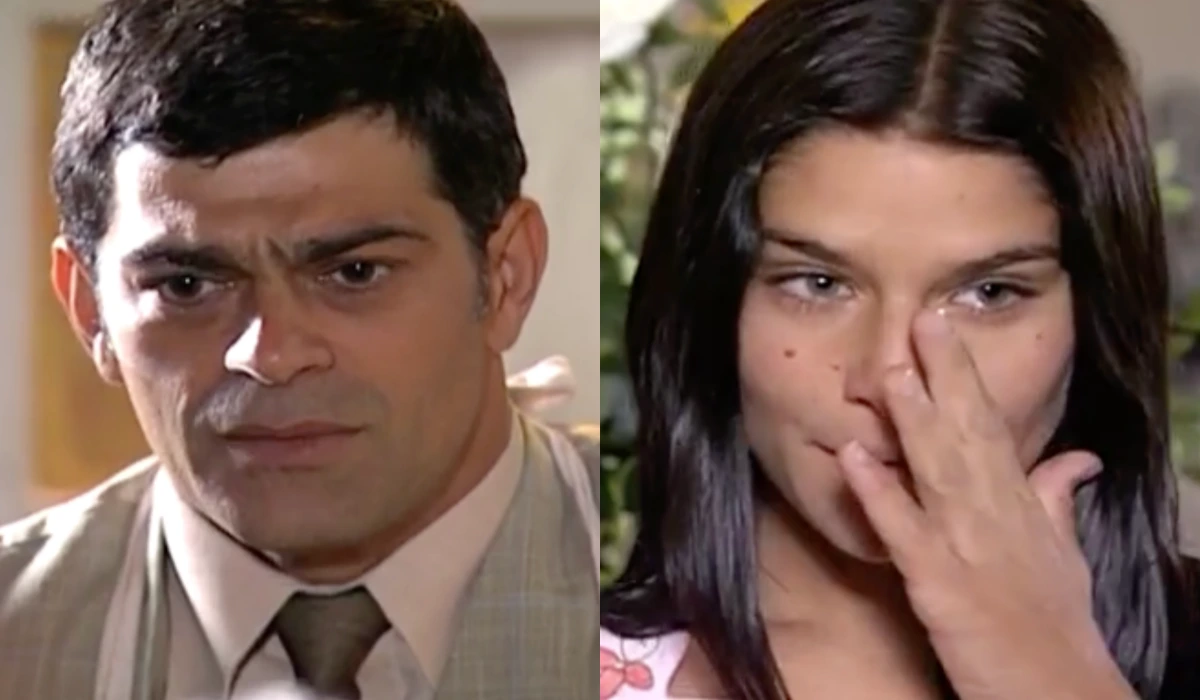 Rafael (Eduardo Moscovis) e Serena (Priscila Fantin) em Alma Gêmea (Foto: Reprodução/TV Globo)