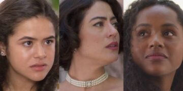 Bia, Clarice e Beatriz em Garota do Momento. (Foto: reprodução/Globo)