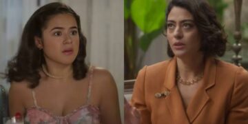 Bia e Clarice em Garota do Momento. (Foto: reprodução/Globo)