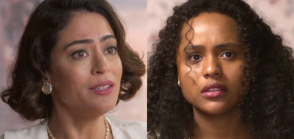 Clarice e Beatriz em Garota do Momento. (Foto: reprodução/Globo)