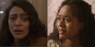 Clarice e Beatriz em Garota do Momento. (Foto: reprodução/Globo)