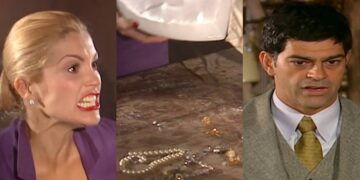 Cristina e Rafael em Alma Gêmea. (Foto: reprodução/Globo)