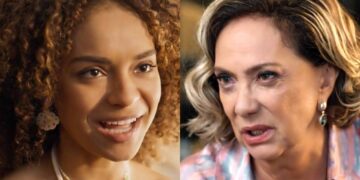 Evelyn e Berta em Mania de Você. (Foto: reprodução/Globo)