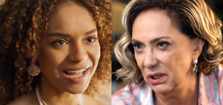 Evelyn e Berta em Mania de Você. (Foto: reprodução/Globo)