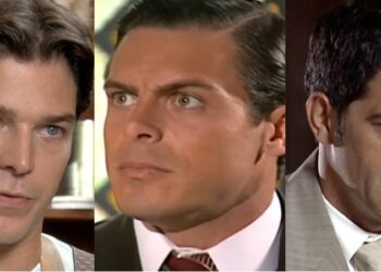 Helio, Raul e Rafael em Alma Gêmea. (Foto: reprodução/Globo)
