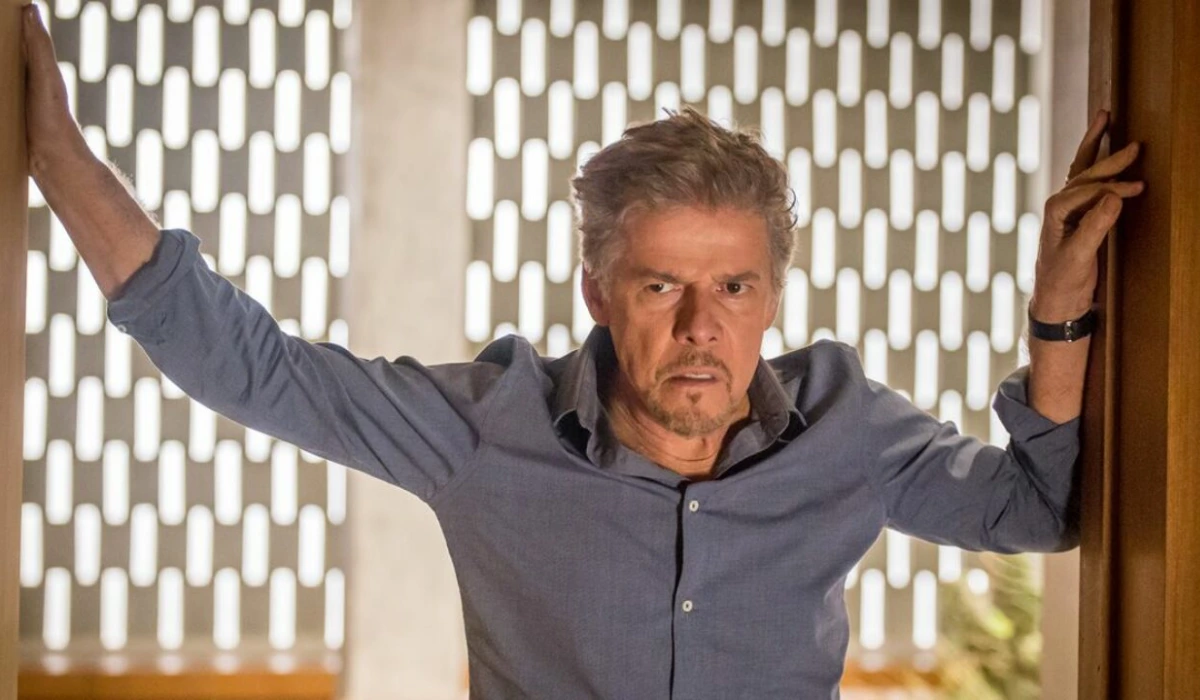 José Mayer em A Lei do Amor, sua última novela (Foto: Paulo Belote/TV Globo)