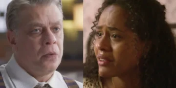 Juliano (à esquerda) e Beatriz (à direita) em Garota do Momento.