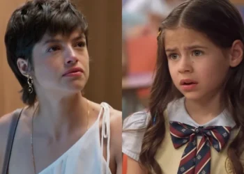 Agatha Moreira (Luma) em Mania de Você e Mel Summers (Anna) em A Caverna Encantada (Foto: Reprodução/TV Globo/SBT)
