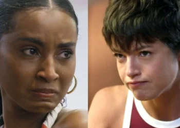 Viola (Gabz) e Luma (Agatha Moreira) em Mania de Você (Foto: Reprodução/TV Globo)