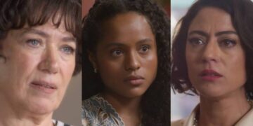 Maristela, Beatriz e Clarice em Garota do Momento. (Foto: reprodução/Globo)