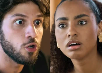 Mavi (à esquerda) e Viola (à direita) em Mania de Você.