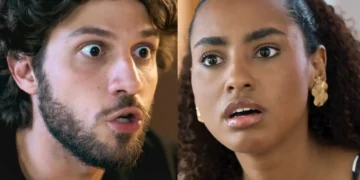 Mavi (à esquerda) e Viola (à direita) em Mania de Você.