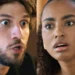 Mavi (à esquerda) e Viola (à direita) em Mania de Você.