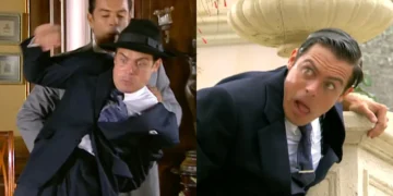 Última cartada para se dar bem, Raul tenta dar um golpe na loja de vestidos de Madalena, mas é expulso por Tadeu: “Não volte mais aqui”