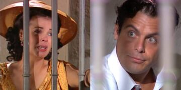 Terezinha e Raul em Alma Gêmea. (Foto: reprodução/Globo)