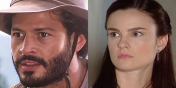 Tobias e Mariquinha em Cabocla. (Foto: reprodução/Globo)