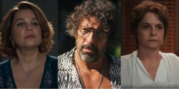 Violeta, Osmar e Joyce em Volta por Cima. (Foto: reprodução/Globo)