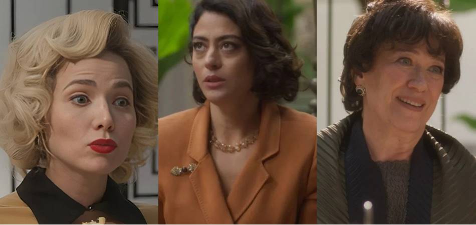 Zélia, Clarice e Maristela em Garota do Momento. (Foto: reprodução/Globo)