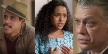 Basílio, Beatriz e Juliano em Garota do Momento. (Foto: reprodução/Globo)