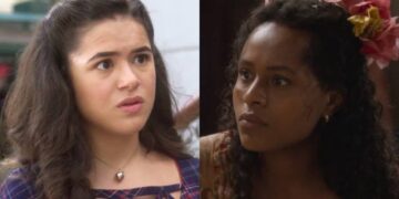 Bia e Beatriz em Garota do Momento. (Foto: reprodução/Globo)