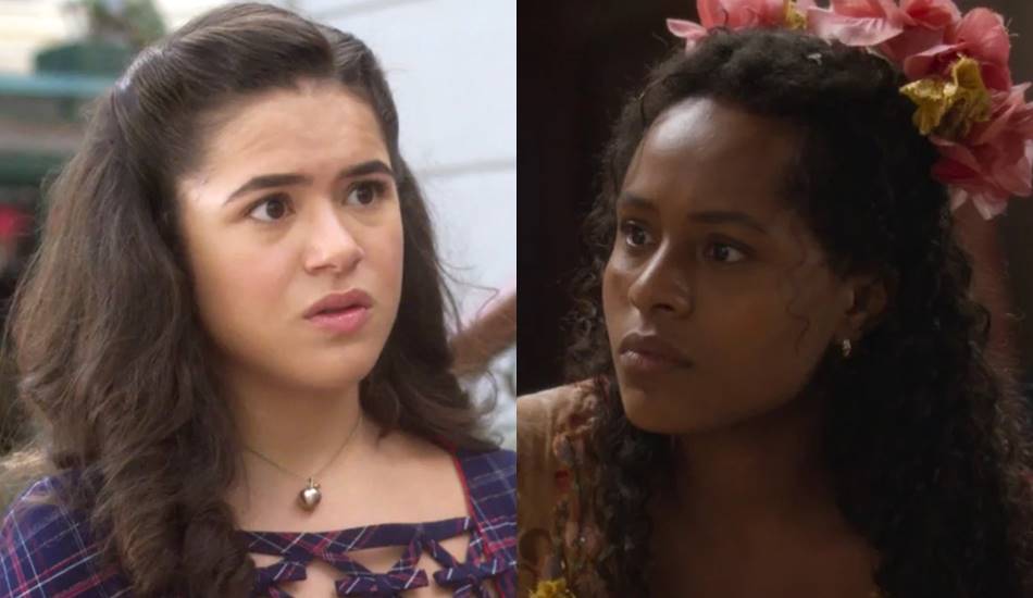 Bia e Beatriz em Garota do Momento. (Foto: reprodução/Globo)