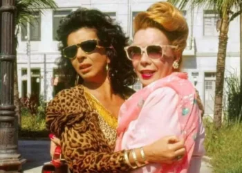 Betty Faria (Tieta) e Rogéria ( Ninete Burtini/Valdemar Pinto) (Foto: Divulgação/TV Globo)
