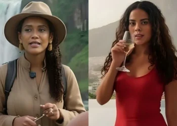Taís Araújo (Raquel) e Bella Campos (Maria de Fátima) em imagens criadas por inteligência artificial para Vale Tudo (Foto: Reprodução/Globo)