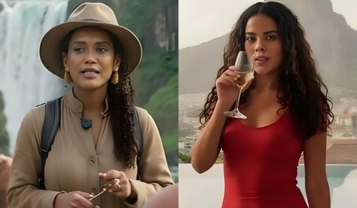 Taís Araújo (Raquel) e Bella Campos (Maria de Fátima) em imagens criadas por inteligência artificial para Vale Tudo (Foto: Reprodução/Globo)