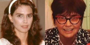 Lídia Brondi em Tieta e atualmente (Foto: Divulgação/TV Globo/Reprodução)