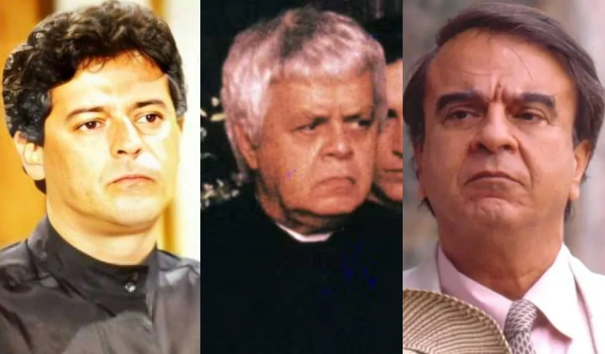 Marcos Paulo, Cláudio Corrêa e Castro e Armando em Tieta (Foto: Divulgação/Jorge Baumann/TV Globo)