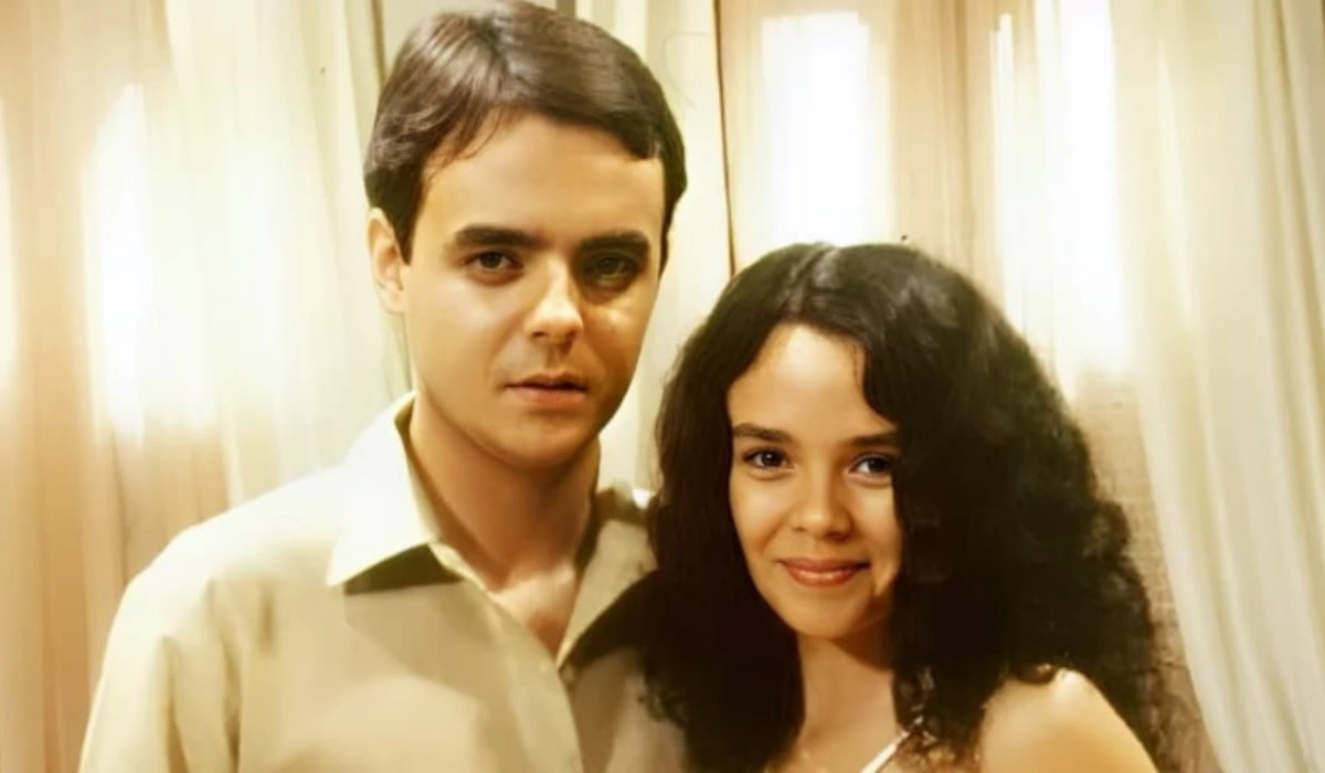 Ricardo (Cássio Gabus Mendes) e Imaculada (Luciana Braga) em Tieta (Foto: Divulgação/TV Globo)