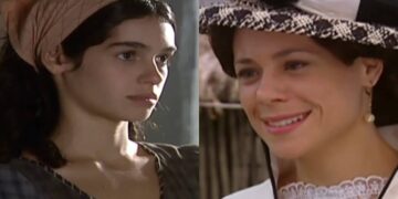 Tina e Rosa em Cabocla. (Foto: reprodução/Globo)