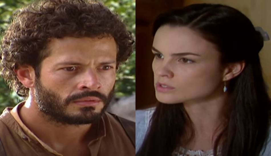 Tobias e Mariquinha em Cabocla. (Foto: reprodução/Globo)