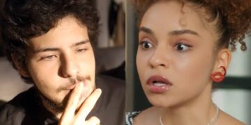 Tomás e Evelyn em Mania de Você. (Foto: reprodução/Globo)