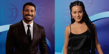 Confira a primeira imagem de Cauã Reymond e Bella Campos caracterizados como seus personagens para o remake de Vale Tudo