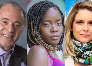 Tony Ramos, Clara Moneke e Cláudia Abreu estão no elenco de Dona de Mim (Foto: Divulgação/TV Globo)