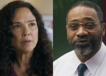 Doralice (Tereza Seiblitz) e Lindomar (MV Bill) em Volta por Cima (Foto: Reprodução/TV Globo)
