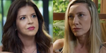 Fátima (Mariana Santos) e Diana (Vanessa Bueno) em Mania de Você (Foto: Reprodução/TV Globo)