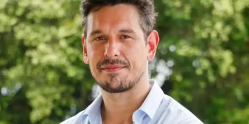 João Vicente de Castro caracterizado como Renato Filipelli