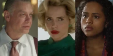 Juliano (Fábio Assunção), Zélia (Letícia Colin) e Beatriz (Duda Santos) em Garota do Momento (Foto: Reprodução/TV Globo)