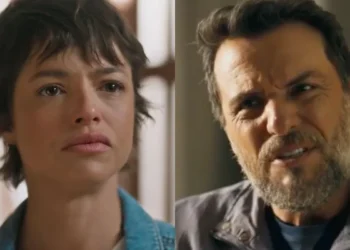 Luma (Agatha Moreira) e Molina (Rodrigo Lombardi) em Mania de Você (Foto: Reprodução/TV Globo)